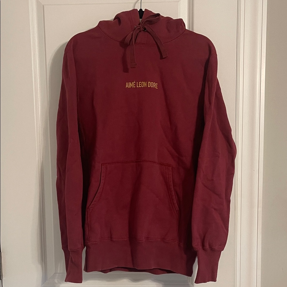 Aimé Leon Dore FW18 Burgundy Hoodie - Size S